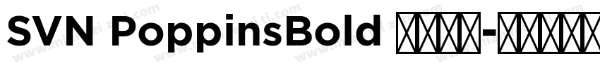 SVN PoppinsBold 语言英文字体转换